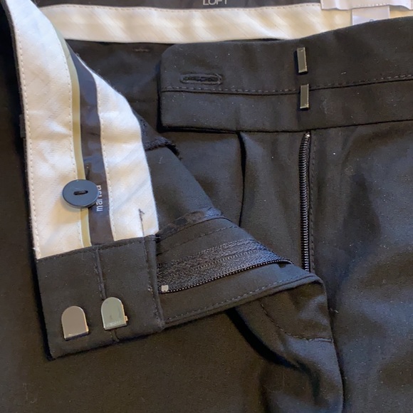 Ann Taylor Loft Marisa Black Dress Pants - Size 8 - Picture 5 of 11